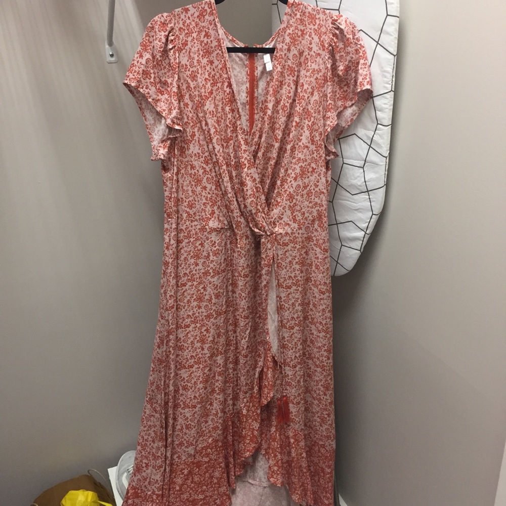 Floral boho style dress